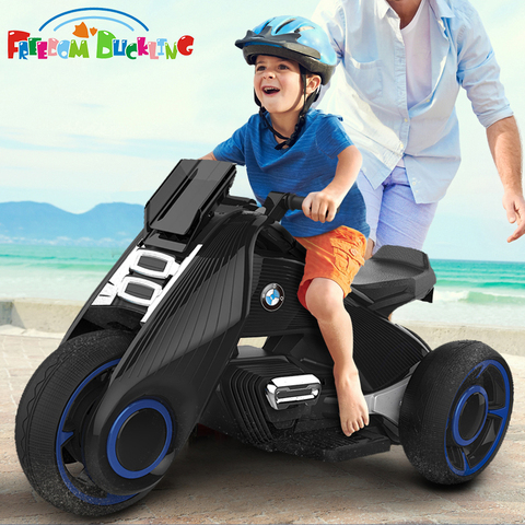 Children's electric motorcycle tricycle kids toys 2-7 years boy & girl baby battery double drive electric car can sit people ► Photo 1/5
