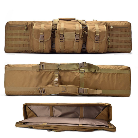 93cm / 118cm / 142cm Heavy Duty Rifle Backpack Military Army Arisoft Air Gun Bag Tactical Hunting Gun Carry Shoulder Backpack ► Photo 1/6