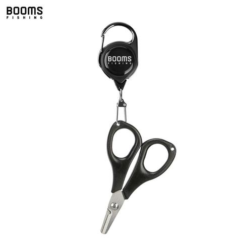 Booms Fishing S01 Braid Line Scissor Fishing Line Scissors with Badge Reel Holder ► Photo 1/5