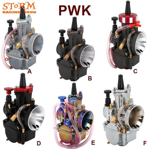 Motorcycle PWK 28 30 32 34MM Carburador PWK Carburetor Carb For Yamaha Universal ATV Buggy Quad Go Kart jet Dirt Racing Bike ► Photo 1/6