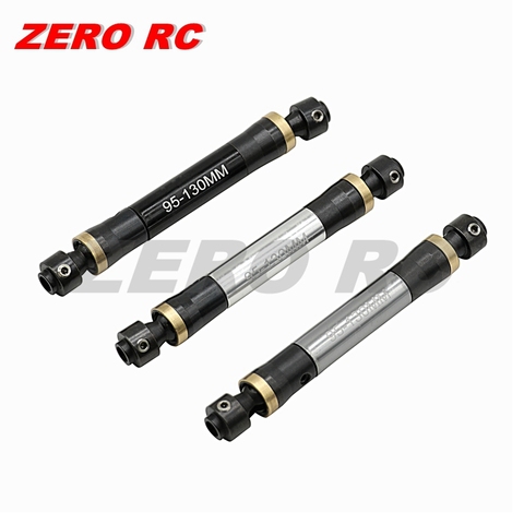 2PCS 1/10 RC CAR METAL Universal Drive Shaft 95-130mm Heavy Duty CVD Joint For Axial SCX10 90046 SCX10 III Wraith RR10 ► Photo 1/6