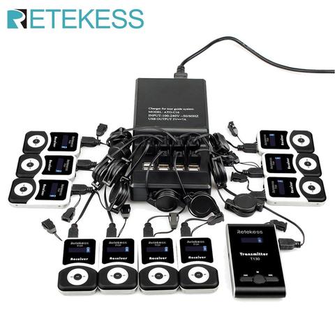 RETEKESS Tour Guide System Wireless 195-230MHz Microphone Simultaneous Interpretation Translation System For Church Conference ► Photo 1/6