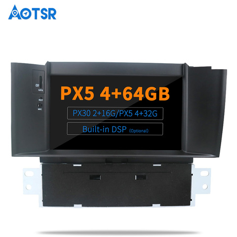 AOTSR Android 9.0 / 10.0  DVD Player For Citroen C4 C4L DS4 2011 - 2016 Car GPS Navigation DSP Bluetooth IPS Screen Radio ► Photo 1/6