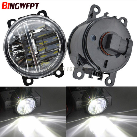 2PCS Fog Lamps DRL Lighting LED Lights For Mitsubishi L200 OUTLANDER 2 PAJERO 4 GALANT Grandis Car-styling Halogen Lamp  ► Photo 1/6