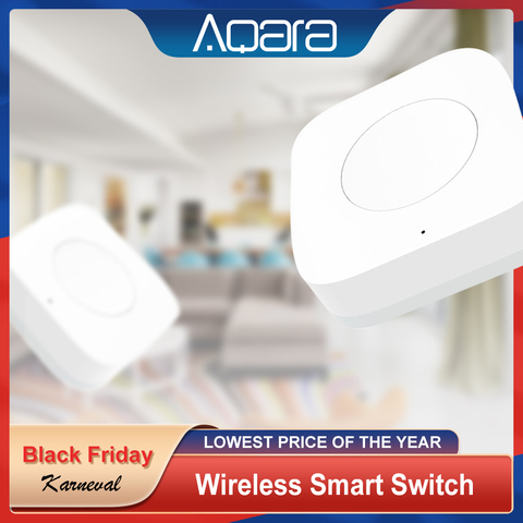 Aqara Mini Wireless Switch Zigbee Connection Versatile 3-way Control Button for Smart Home Devices Compatible with Apple HomeKit ► Photo 1/6