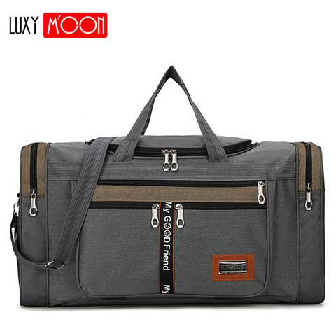 Large Capacity Fashion Travel Bag For Man Women Weekend Bag Big Capacity Bag Nylon Portable Travel Carry Luggage Bags XA156K ► Photo 1/6