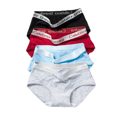LANGSHA 5Pieces/set Panties Women Soft Cotton Mid-Rise Female Briefs for Girls Lingerie Seamless Comfort Ladies Underwear M XXL ► Photo 1/6