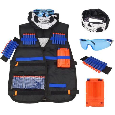 Refill Darts Refill Bullets For Nerf  Elite Series Blasters Children Toy Gun Blue Soft Bullet Foam Guns Accessories mask Goggles ► Photo 1/6