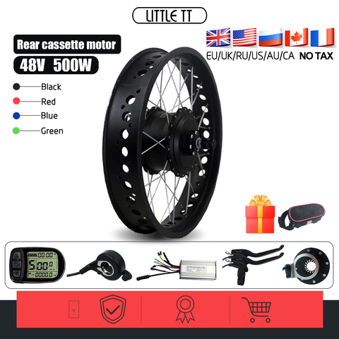 48V 500W Fat Bike Electric Wheel 20