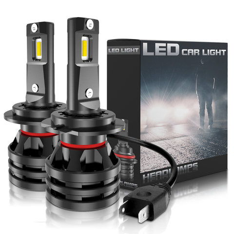 2x H7 Led Lights Car Headlight Bulbs 16000LM Lamp with Adapter for Mazda 3 Opel Soueast Motor Camry Mitsubishi Outlander Lingyue ► Photo 1/6