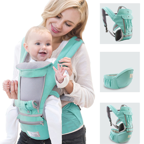 Ergonomic Baby Carrier Kangaroo Baby Sling Infant Kid Baby Hipseat Wrap Front Baby Carrier Facing for Travel 0-36Months ► Photo 1/6