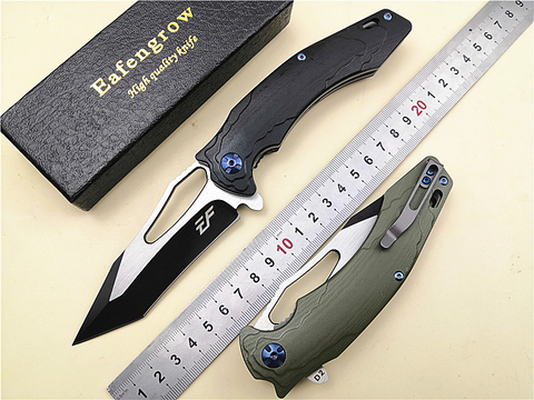 Folding knife Eafengrow EF915 D2 blade g10 handle  flipper Hunting/EDC/knife Outdoor/Camping/utility knife folding Tool ► Photo 1/6