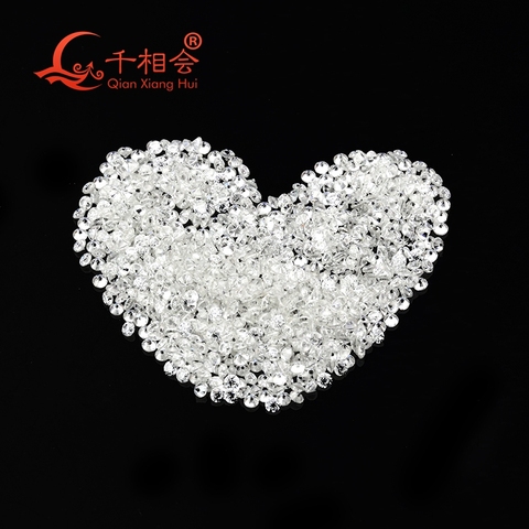 1CT per bag DF white  color 0.9mm to 2.9mm small size synthetic moissanites round shape loose stone made by SIC ► Photo 1/6