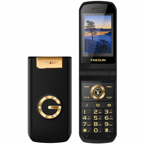 Tkexun Clamshell Mobile Phone 2.4