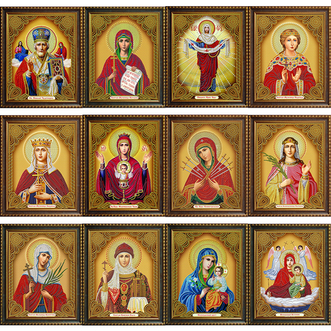 Religion Icon of Leader Diamond Mosaic True religious men diamond embroidery rhinestones 30*40CM 5D DIY Diamond Paintings ► Photo 1/6