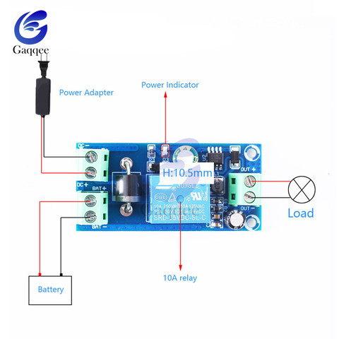 Power-OFF Protection Module Automatic Switching Module UPS Emergency Cut-off Battery Power Supply DC5V-48V Control Board ► Photo 1/6