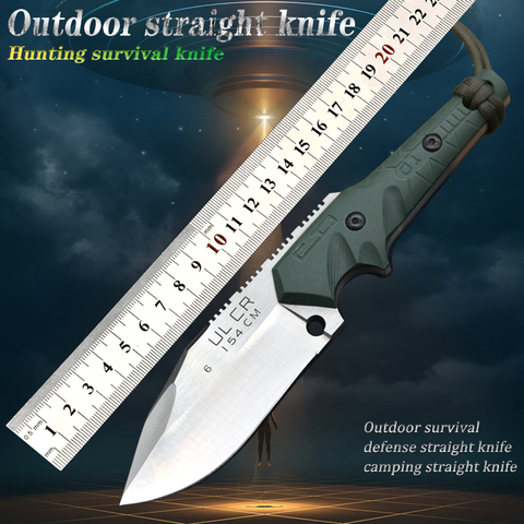 G10 blade outdoor straight knife self-defense saber survival hunting camping special forces combat knives knives gift knives EDC ► Photo 1/1