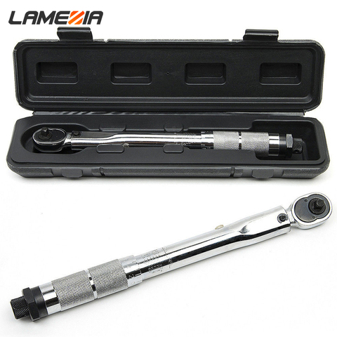 LAMEZIA 1/4 3/8 1/2 The Torque Wrench Drive 5-210 Nm Two - Way To Accurately Mechanism Spanner Hand Tool ► Photo 1/6