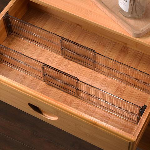 2Pcs Durable Drawer Cabinet Storage Partition Divider Adjustable DIY Organizer ► Photo 1/6