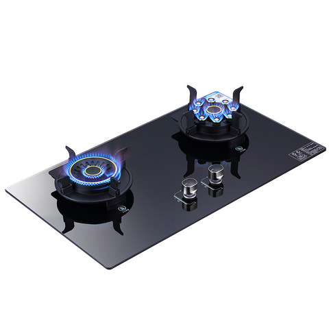 Household Gas Stove Cooktop Kitchen Natural Liquefied Gas Cooktop energy-saving Embedded Flip-type Fierce Fire Stove ► Photo 1/6