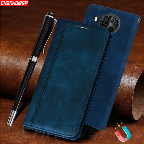 Leather Flip Case For Xiaomi Mi 10T Pro Lite 10TPro M X 3 Magnetic Wallet for Xiomi Poco M3 X3 NFC Card Solt Holder Phone Cover ► Photo 1/6