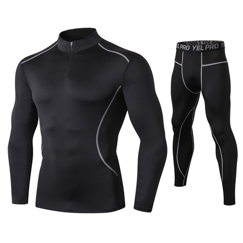 Fanceey High Collar Winter Thermo Underwear Thermal Men Long Johns Thermal Clothing Rashgard Kit Sport Compression Underwear ► Photo 1/6