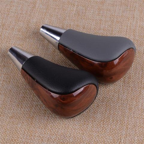 CITALL Wood Style PU Leather Gear Shift Knob Fit for Toyota Corolla Camry Rav4 Lexus ES300 ES330 GS300 ► Photo 1/5