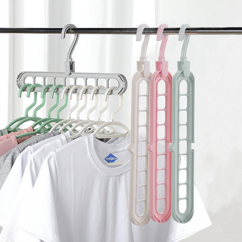 Storage Organization Clothes Hanger Drying Rack Plastic Scarf Clothes Hangers 