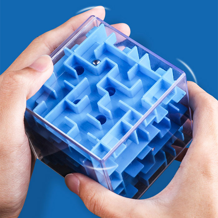 3D Maze Magic Cube Toy Labyrinth Rolling Puzzle Game Kid Educational Toys 