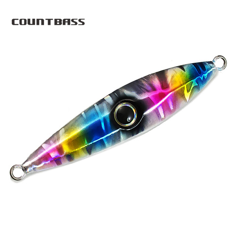 COUNTBASS 20g 30g 40g  Jigging Lures, Japanese style Metal Fishing Jigs, Slim Lead Fish Bait Sea Bass Lures ► Photo 1/5