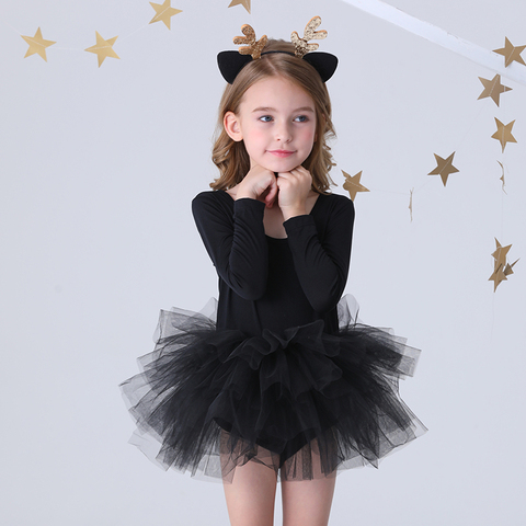 Fashion girl ballet tutu dress Professional kids dancing Party dress  Performance costume Princess Wedding Girl Dress 2-8 Ys ► Photo 1/6