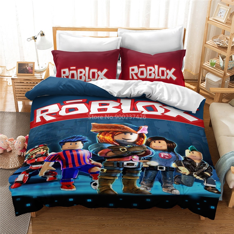 Game Platform Printed 3d Bedding Set, Roblox Twin Bed Sheets