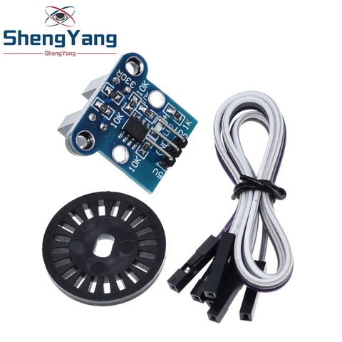 1Set HC-020K Double Speed Measuring Sensor Module with Photoelectric Encoders Kit top For arduino ► Photo 1/6