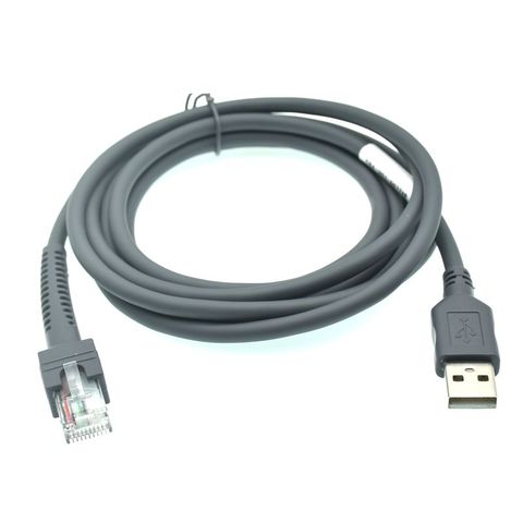 5M 3M USB to RJ48 RJ50 Scanner data cable for LS2208 LS1203 LS2208/AP LS4008I LS7808 DS3400 for Zebra Xunbao Motorola Honeywell ► Photo 1/6