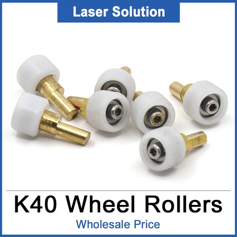 10pcs/set DIY CO2 Laser Rubber Stamp Engraving Machine K40 Part Head Mount Carriage Wheel Rollers Engraver Rollers Set ► Photo 1/6