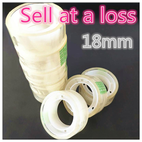 18mm Office S2 Transparent Tape Students Adhesive Tape Packaging Supplies Drop Shipping Sell ► Photo 1/3