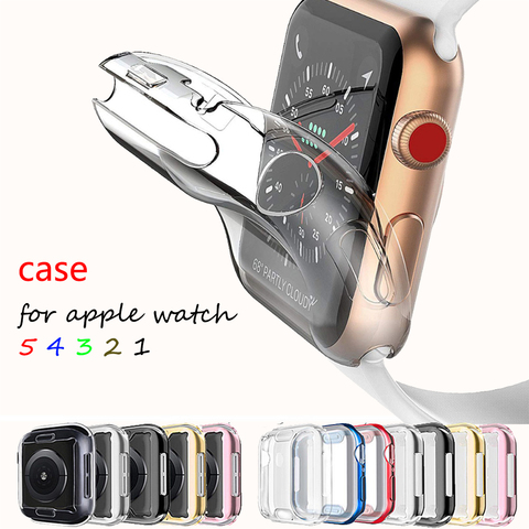 Case For Apple Watch series 5 4 3 2 1 band All-around Ultra-Thin Screen protector cover iwatch case 44mm/40mm 42mm/38mm ► Photo 1/4