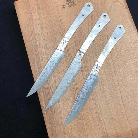 Sharp DIY chef knife 1 piece  blank vg10 Damascus steel blade material semi-finished billet Japa ► Photo 1/6