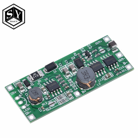 Charging Step Up Booster Module Dc 5v-12v To 9v/12v For 18650 Lithium Battery Ups Voltage Protection Converter Charge Discharge ► Photo 1/6