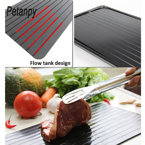 Fast Defrosting Tray Magic Metal Plate Defrosting Tray Safe Fast Thawing  Frozen Meat Defrost Kitchen Tool - Price history & Review, AliExpress  Seller - Our Dropshipping Store