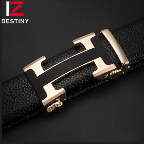 Belts For Men Luxury Brand Designer Automatic Buckle Genuine