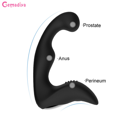 Anal Dildo Vibrator Vibrating Prostate Massager Butt Plug Anal Vibrator Anus Massager Erotic Sex Toys for Men Gay Masturbatings ► Photo 1/6