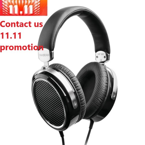 Takstar HF 580 Hi-Fi planar headphone ultra-large planar diaphragm low distortion powerful LF full MF transparent HF headset ► Photo 1/6