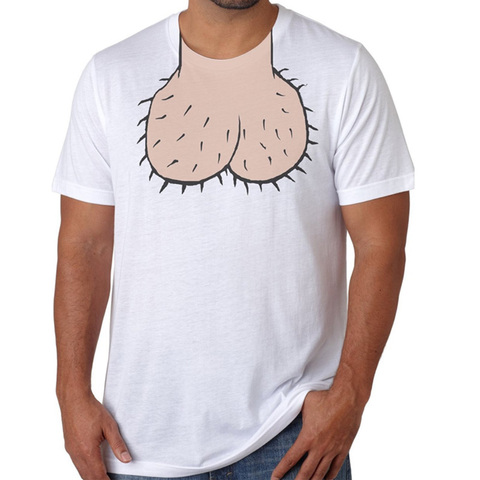 Men Funny Halloween Dick Head T-shirt Costume Party Gift Fun Tees Short Sleeve T-Shirts White Tops Tees ► Photo 1/1