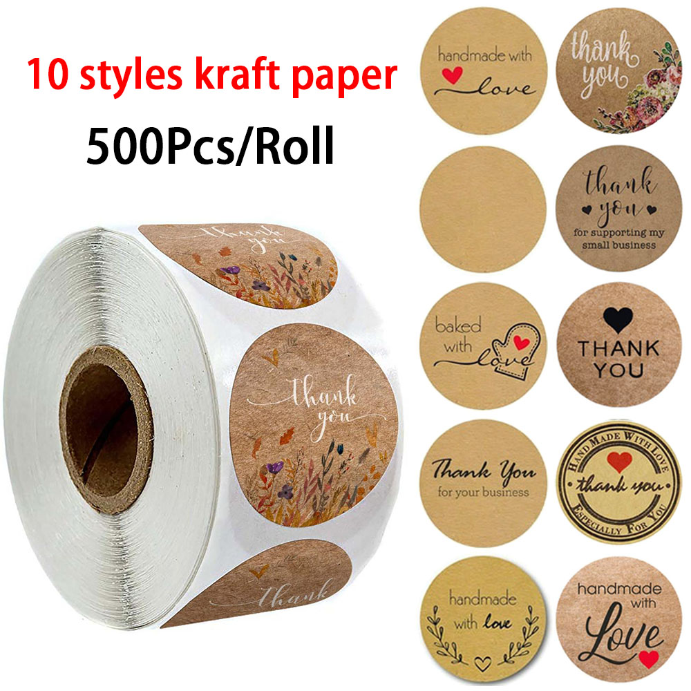 SCRAPBOOK STICKERS,PARTY DECORATIONS FAVOUR SEALS HAND MADE WITH LOVE STICKERS 