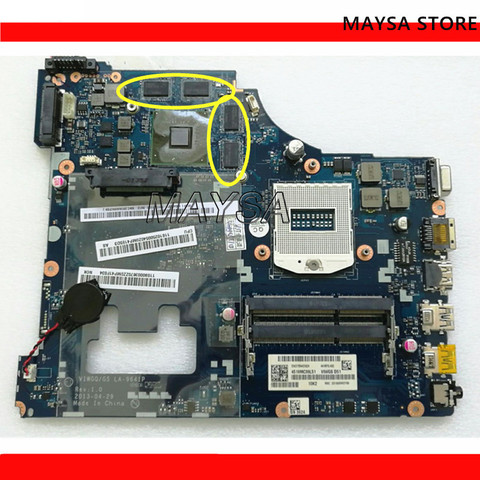 original VIWGQ/GS LA-9641P motherboard for Lenovo G510 laptop motherboard HM86 PGA947 LA-9641P mainboard with 8video memories ► Photo 1/2