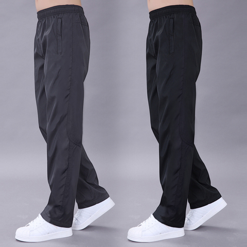 Men's joggers Casual Exercise Pants Quickly Dry Sportswear Elastic Waist Loose Pants Outside For Men Trousers Tracksuits 4XL 5XL ► Photo 1/3