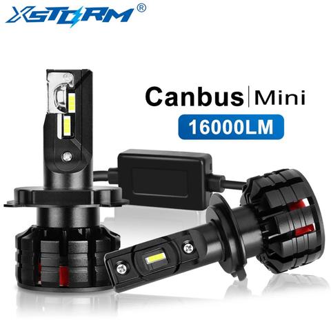 Mini Canbus H4 Led H7 Led H1 H3 H8 H11 HB3 9005 HB4 9006 Lampada Fog Lights 16000LM Turbo Car Light Bulbs Automotive ► Photo 1/6