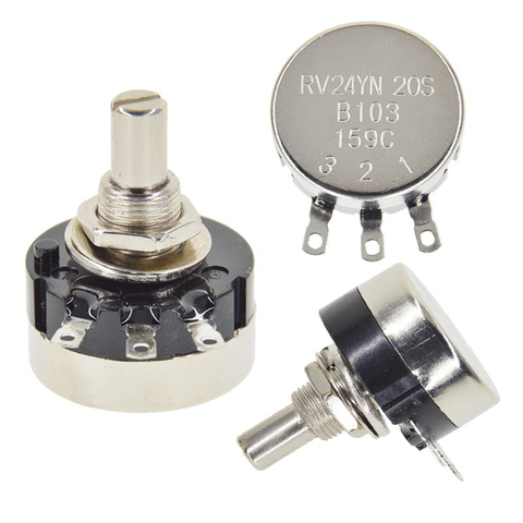 RV24YN20S Potentiometer B501 B103 B202 B502 B102 B203 B503 B104 B204 B504 B105 Potentiometers 500 ohm 10K 20K 50K 100K 200K ohm ► Photo 1/2