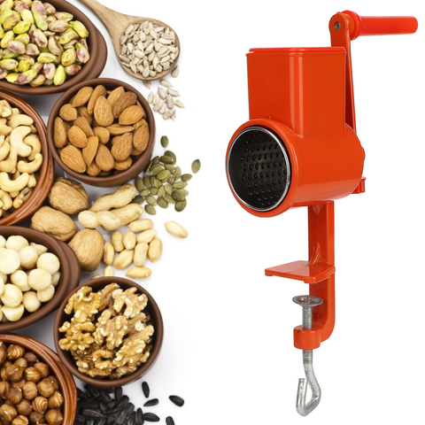 Hand Cranking Manual Grinder Portable Grinder Aluminum Alloy Milling Machine for Nuts Grain Corn Wheat Oats Grinders Shaker ► Photo 1/6
